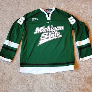 Nike Michigan State MSU Hockey Jersey Mens Large. Hardly Worn!